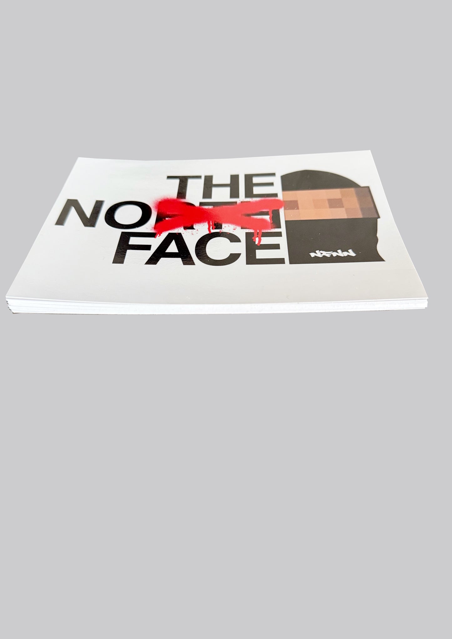 20er Pack the no Face Sticker