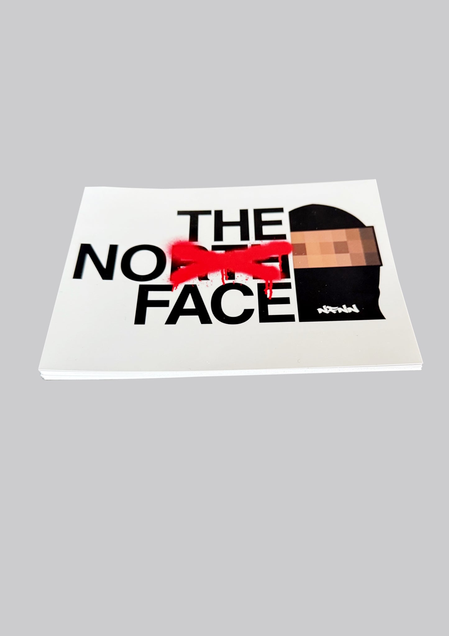 20er Pack the no Face Sticker