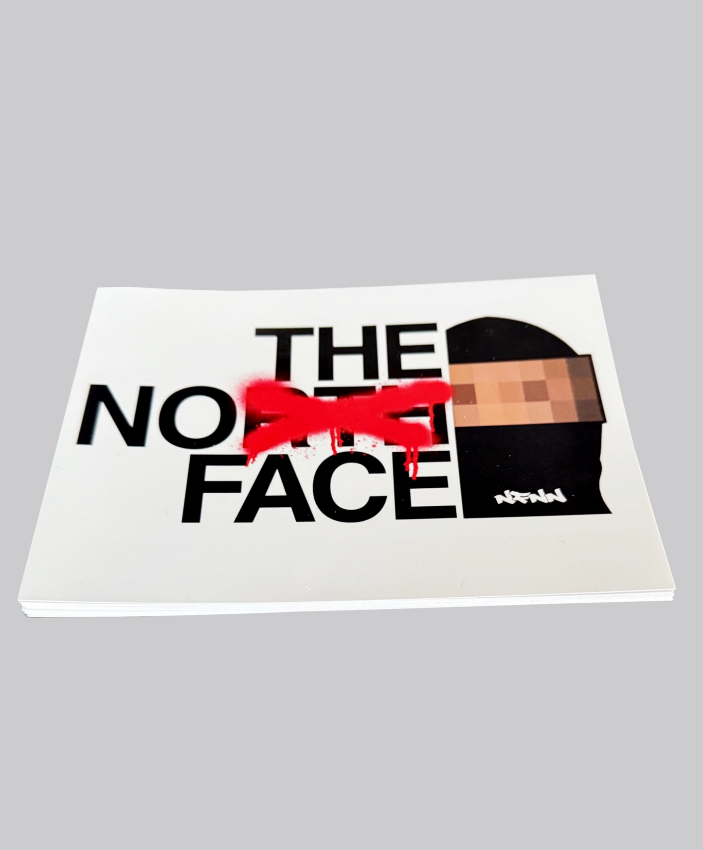 20er Pack the no Face Sticker