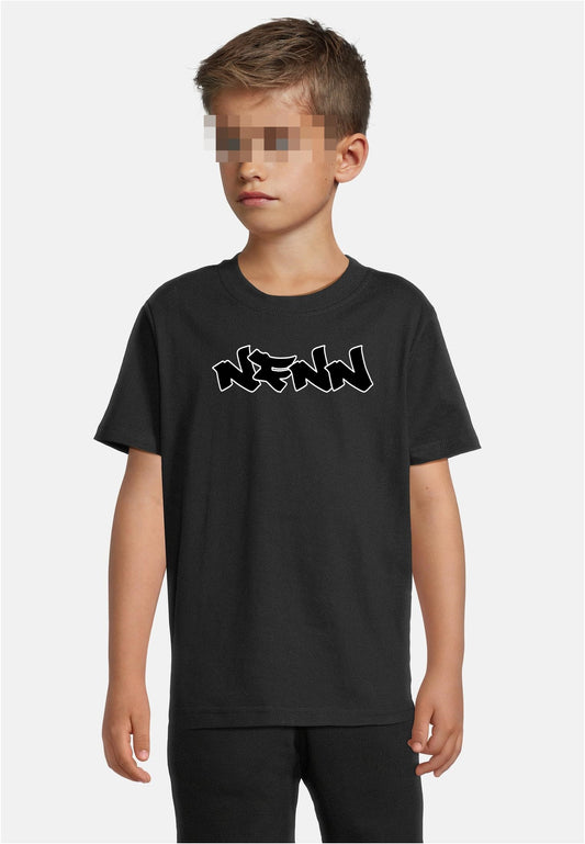 Kinder NFNN Basic Shirt schwarz